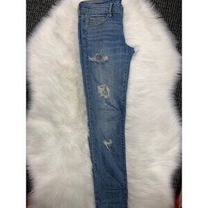 American Eagle Women's Slim Straight Crop Jeans, Size 6 Blue